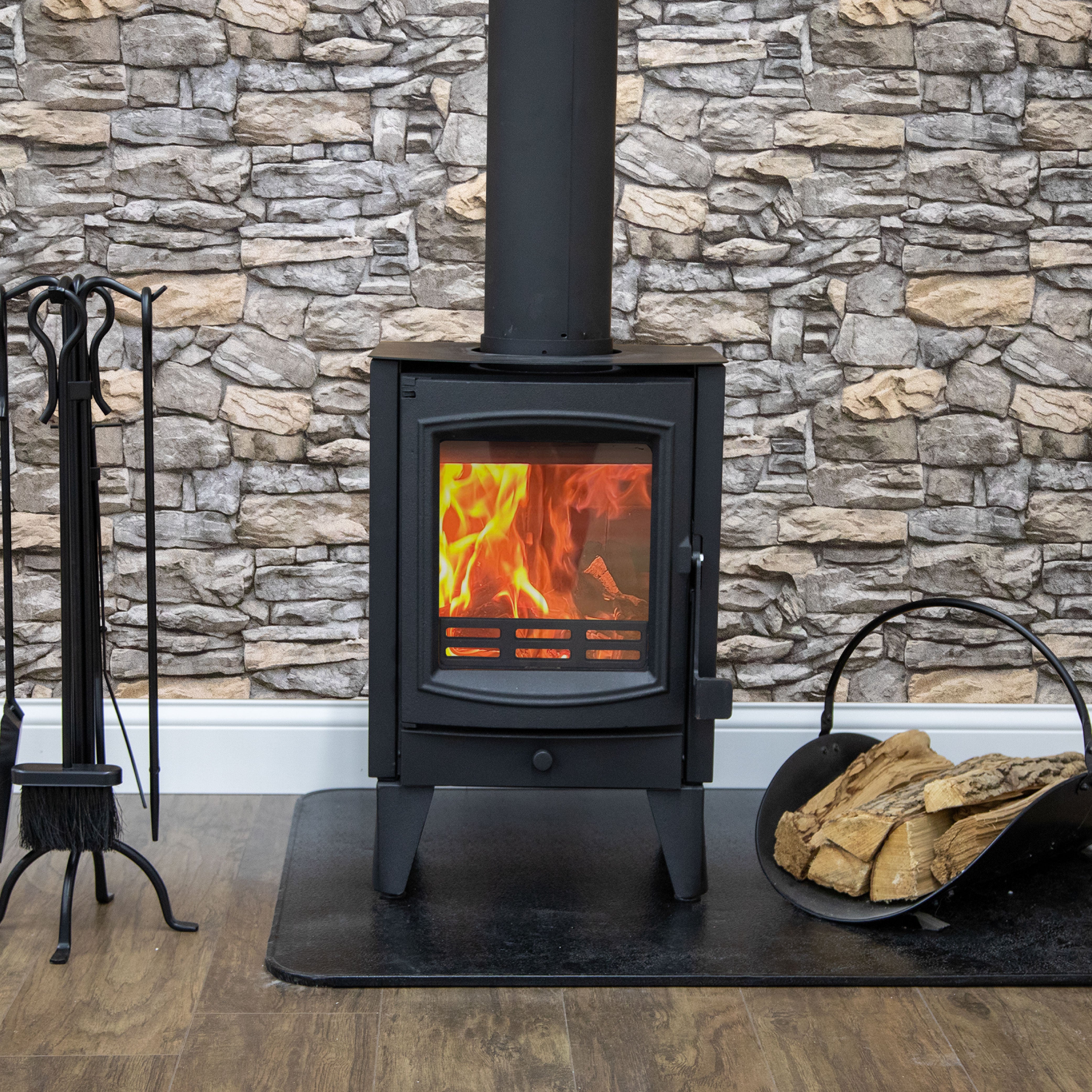 ST. CLAIRE MINI WOOD STOVE | ClevelandIronWorks