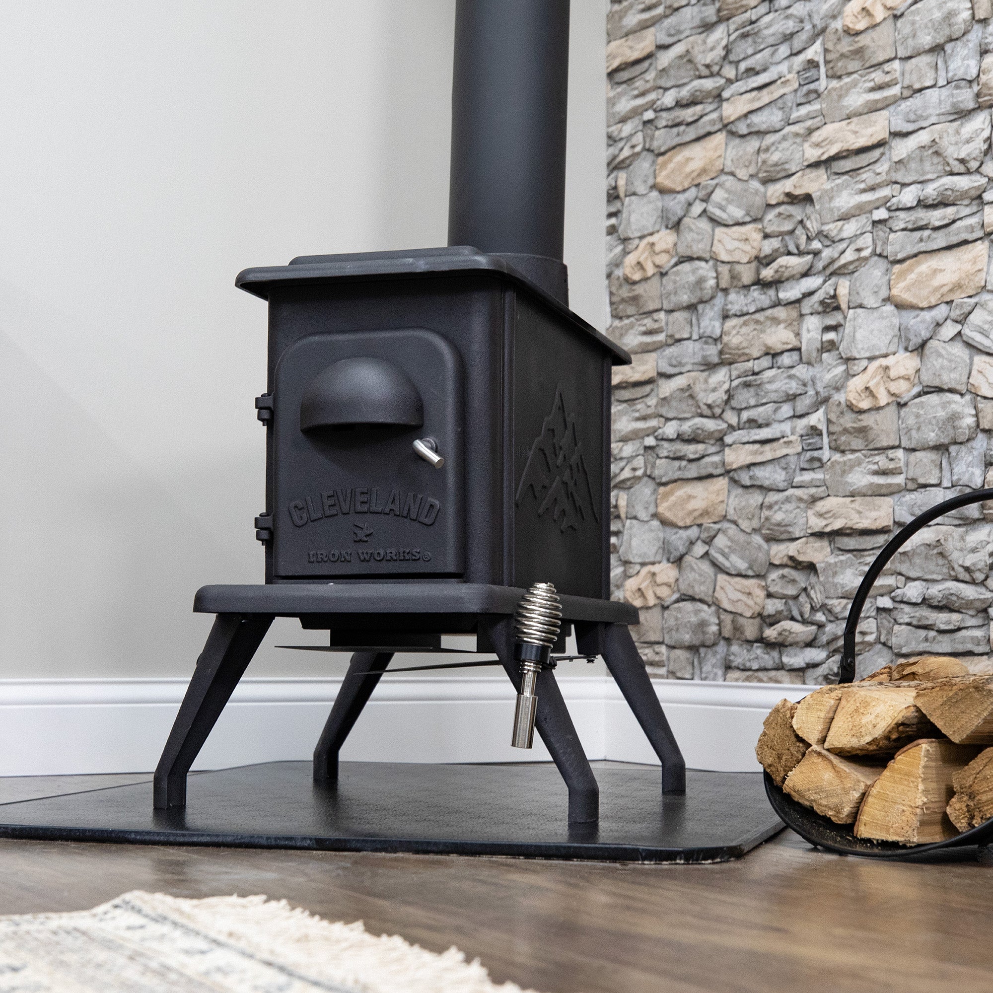 ERIE SINGLE BURN RATE WOOD STOVE | ClevelandIronWorks