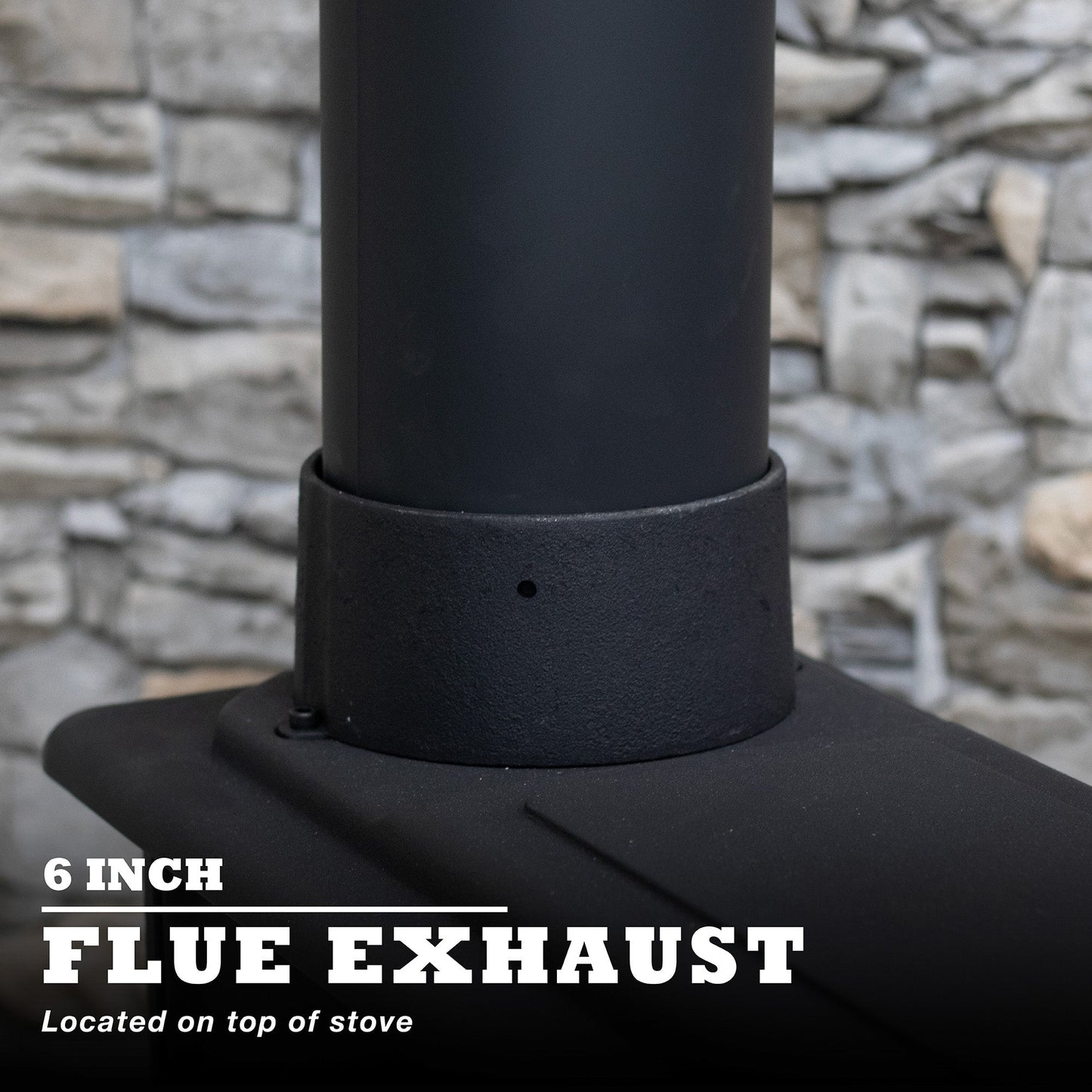 ERIE SINGLE BURN RATE WOOD STOVE