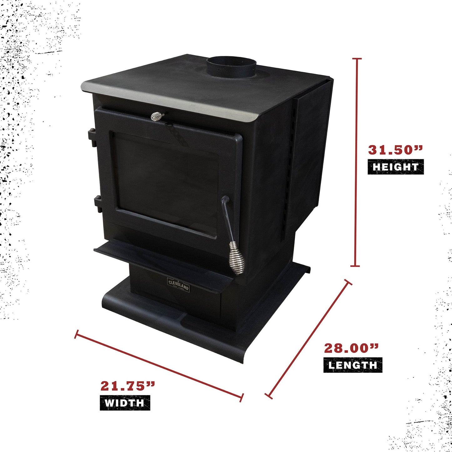 HURON MEDIUM WOOD STOVE