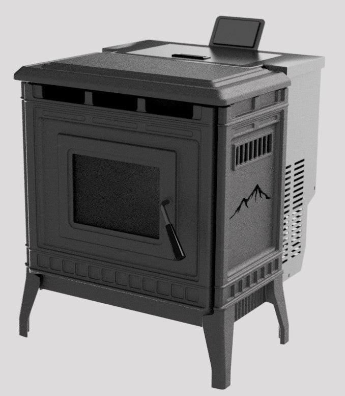 CAST IRON PELLET STOVE
